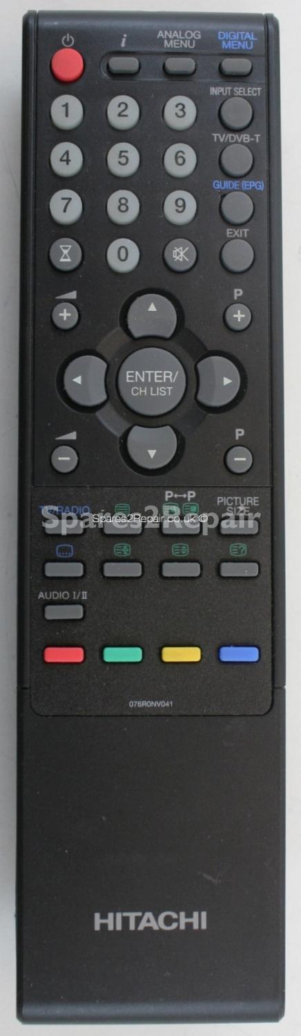 Hitachi 076R0NV041 Remote Control (Original)